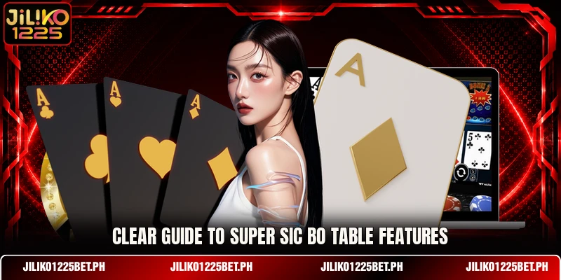 Clear guide to Super Sic Bo table features Clear guide to Super Sic Bo table features
