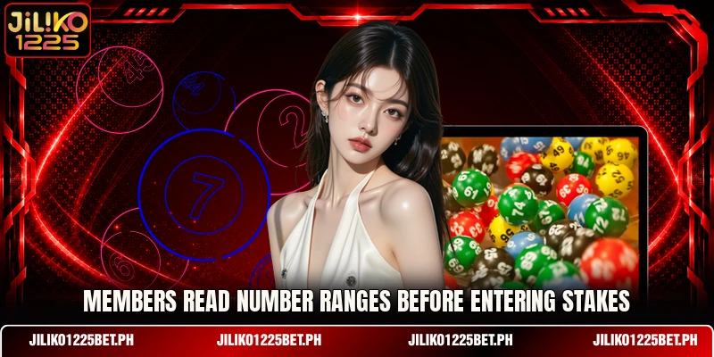Members read number ranges before entering stakes Members read number ranges before entering stakes